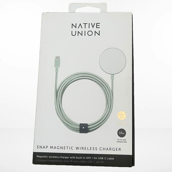 MINTGREEN Native Union Snap Magnetic Wireless Charger - Picture 1 of 3